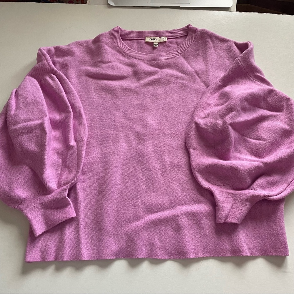 Oat New York Pink Crew Neck Sweater
